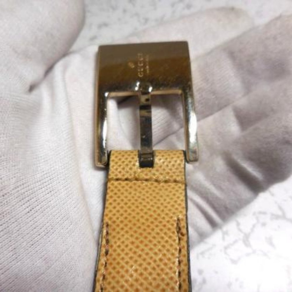Gucci, Tom Ford Era, Tan Lizard Embossed Leather - Picture 8 of 8